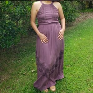 Altar'd State Purple Maxi Dress